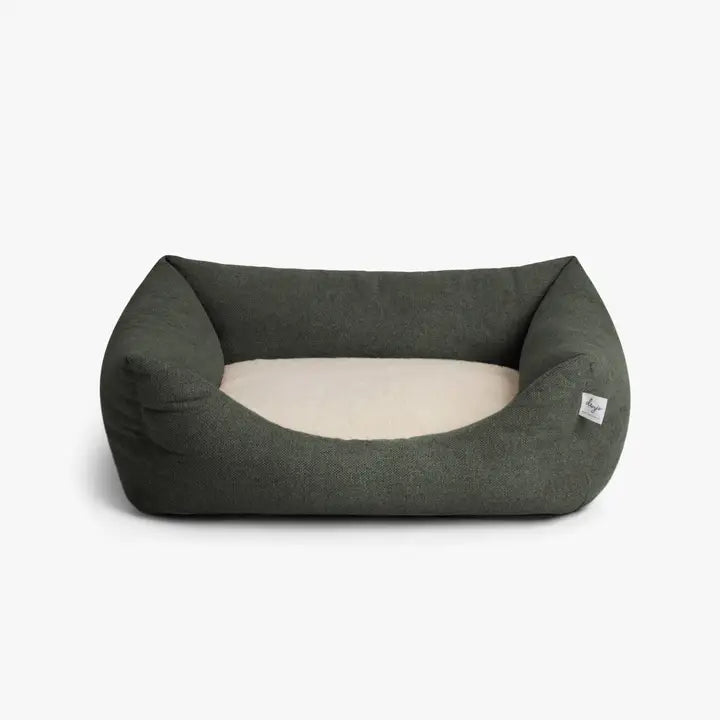 Dog bed Teddy Lounge Moss Green