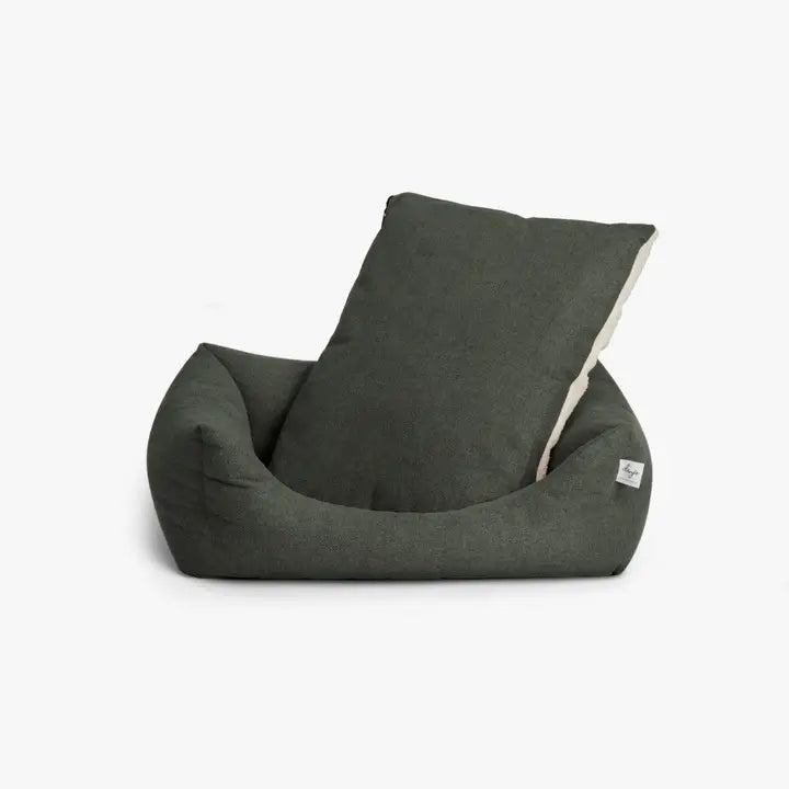 Dog bed Teddy Lounge Moss Green