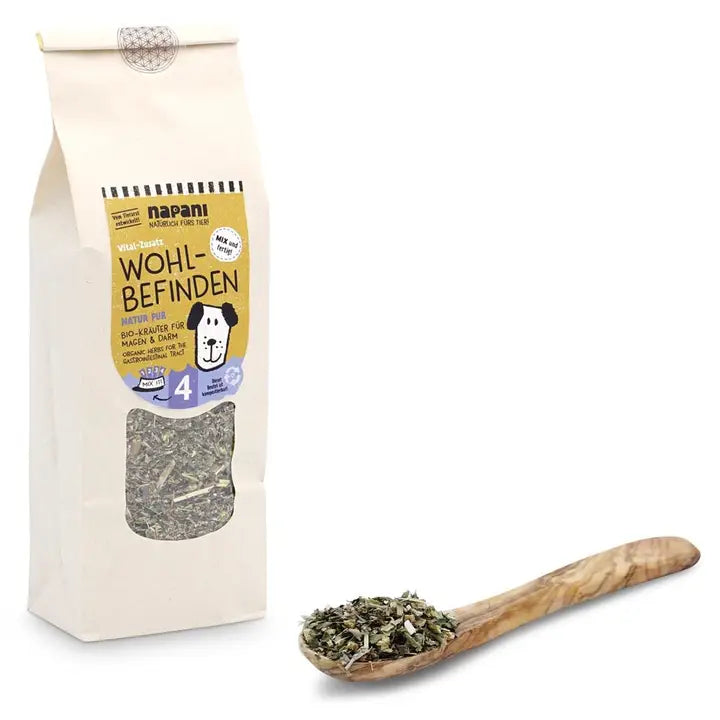 Organic Herbal Mixture "Wellbeing" For Dogs, 100g