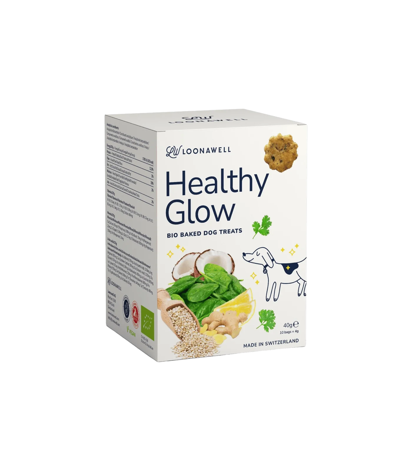 Healthy Glow Organic Baked Dog Treats